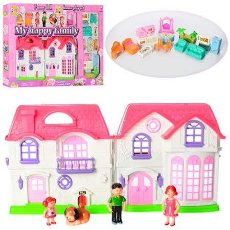 фото Детский домик для игр 8032 фигурки музыка свет