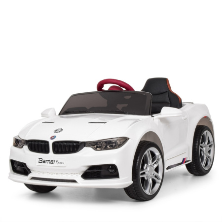 фото Машина для детей BMW M5 M 3982EBLR-1 кожаное сиденье и ЕВА-колеса (белая) фото Машина для детей BMW M5 M 3982EBLR-1 кожаное сиденье и ЕВА-колеса (белая)