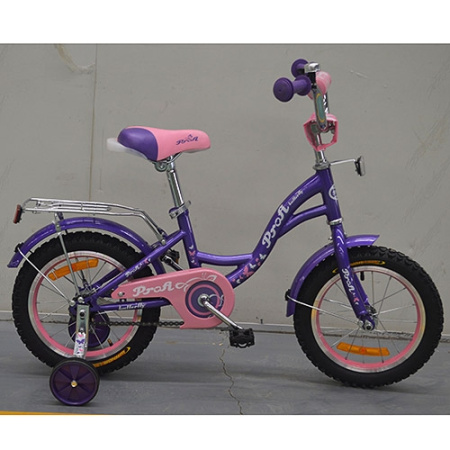 фото Детский двухколесный велосипед 18 дюймов Profi G1822 Butterfly (фиолетовый)