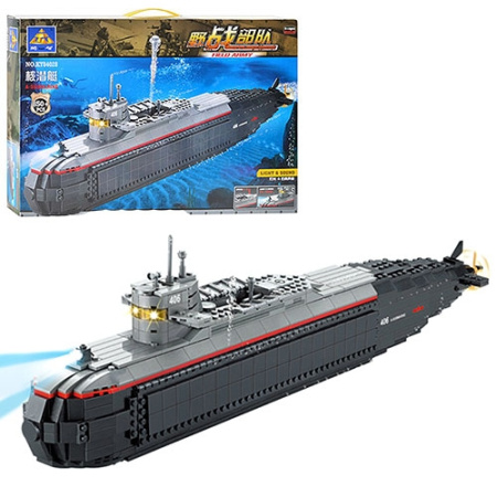 фото Детский конструктор KAZI KY 84028 военная субмарина (850 деталей)