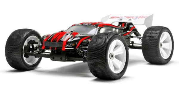 Радиоуправляемая модель Трагги 1:8 Himoto Ziege MegaE8XTL Brushless (красный)