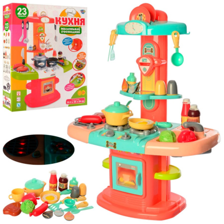 фото Игровой набор кухня Limo Toy 16823 звук свет льется вода
