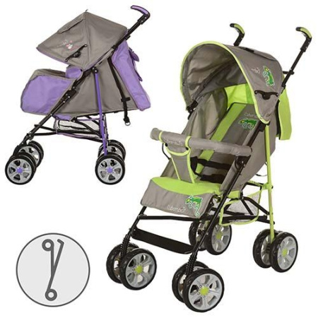 фото Коляска детская Bambi M 2108-3 прогулочная трость