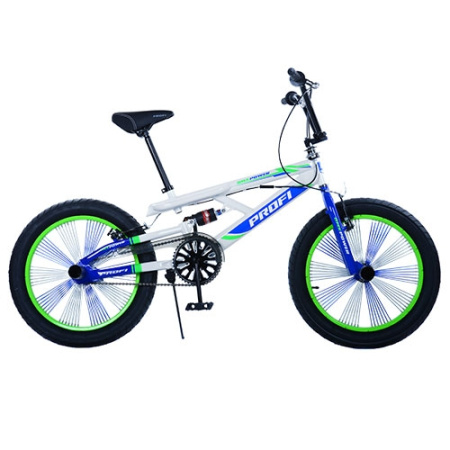 фото Велосипед со стальной рамой 20FS03 (сине-белый)