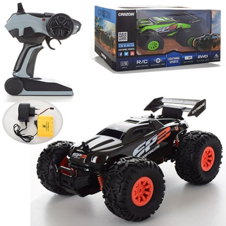 фото Джип на радиоуправлении 171801B небьющийся корпус (28см)