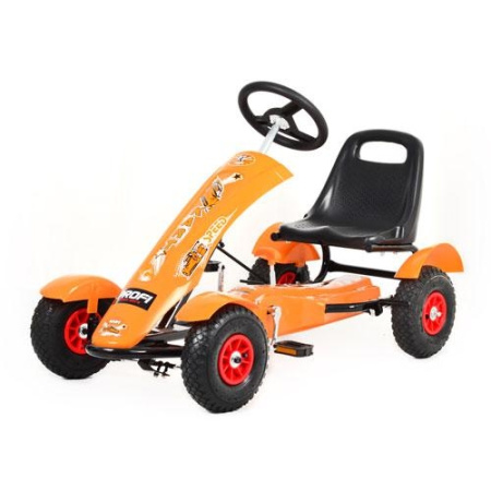 фото Детский педальный карт М 1507-7 (оранжевый) фото Детский педальный карт М 1507-7 (оранжевый)