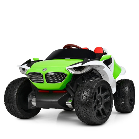 фото Детский джип с полным приводом Bambi M 4064EBLR-5 с кожаным сиденьем (зеленый)