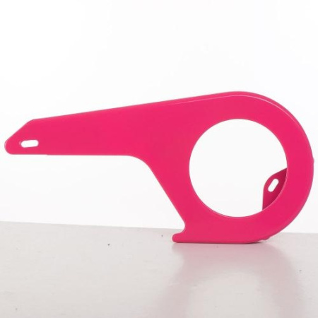 фото Защита цепи для велосипеда 14 дюймов CC-14P сталь (розовая)