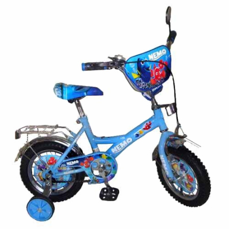 фото Детский велосипед NEMO PROFI 14 со вспомогательными боковыми колесами фото Детский велосипед NEMO PROFI 14 со вспомогательными боковыми колесами