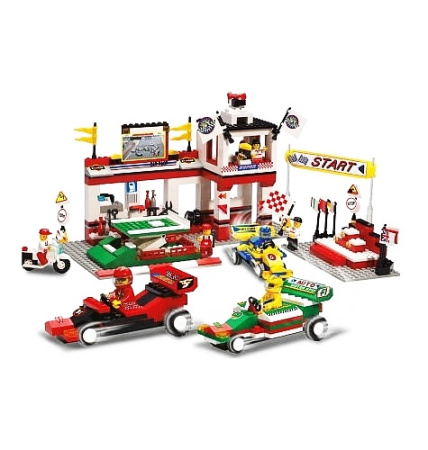 фото Детский игровой конструктор SLUBAN M38 В 5500 "Автотрек" (457 дет.)