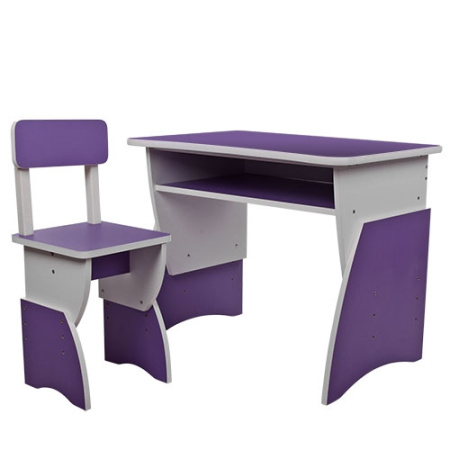фото Детская парта со стульчиком М Р-905-14 (фиолетовая)