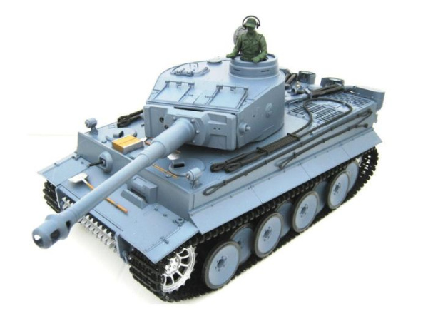 Танк на радиоуправлении 1:16 Heng Long Tiger I с пневмопушкой и и/к боем (Upgrade)