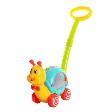 фото Детская каталка на палке 1131 улитка