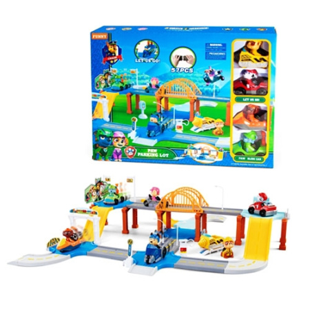 фото Детский трек Щенячий патруль G2009 транспорт с фигуркой (57 деталей)