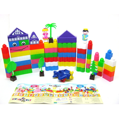 фото Конструктор Киндервей 02-303 с большими деталями (73 детали)