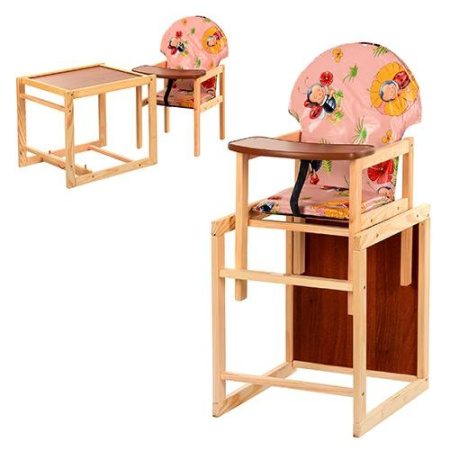 фото Детский стульчик для кормления Vivast V-002-1 (божья коровка абрикос)