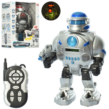 фото Детский интерактивный робот Play Smart 9895 стреляет дисками (32см)