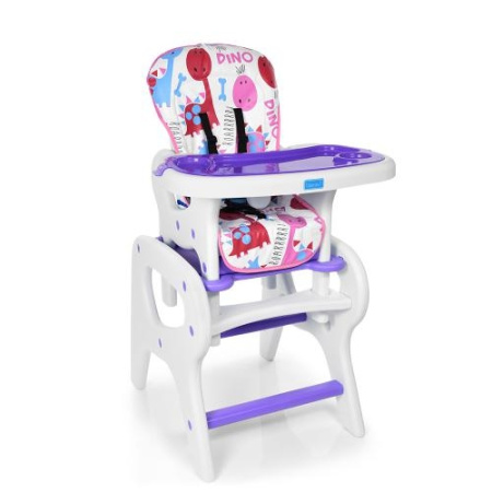 фото Стульчик для кормления Bambi M 0816-24 столик трансформер (фиолетовый)