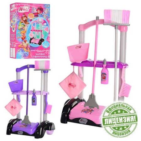 фото Детский набор для уборки Winx WX 0009 U/R тележка