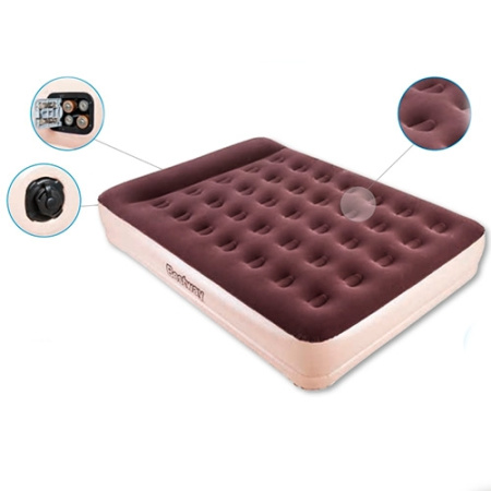 фото Надувной матрас Bestway 67574 с насосом на батарейках (203-152-38см)