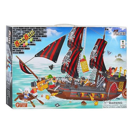 фото Конструктор BANBAO 8702  Пиратский корабль (850 деталей)