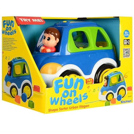 фото Развивающая машинка сортер KEENWAY 31527 фигурки с цифрами