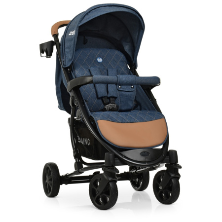 фото Коляска для детей El Camino ME 1011L ZETA Denim Blue универсальная (синяя) фото Коляска для детей El Camino ME 1011L ZETA Denim Blue универсальная (синяя)