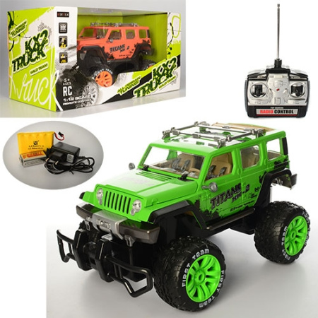 фото Джип на радиоуправлении W3809N надувные колеса (39см)