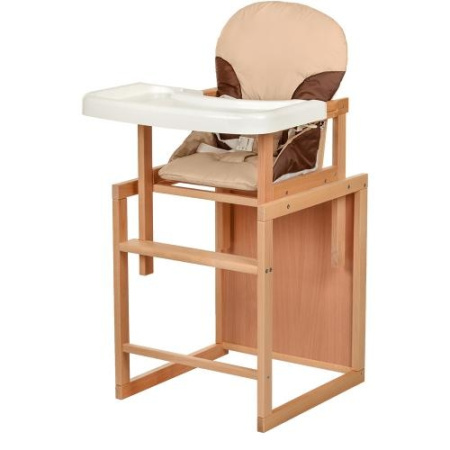 фото Стульчик – трансформер 2в1 CH-L5 для кормления (бежевый)