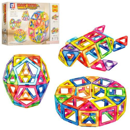 фото Конструктор магнитный LT1003 (104 детали)