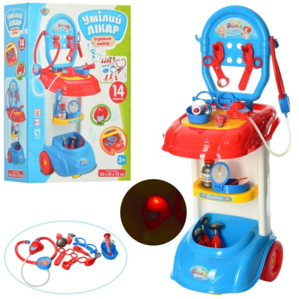 Игровой набор Умелый доктор Limo Toy 661-170 медицинские инструменты