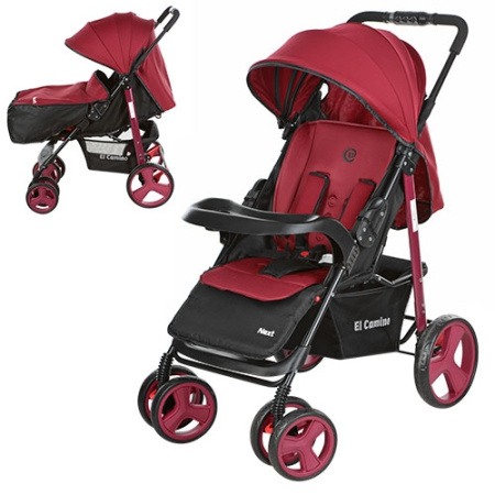 фото Коляска для детей M 3444-3 NEXT прогулочная книжка (красный)