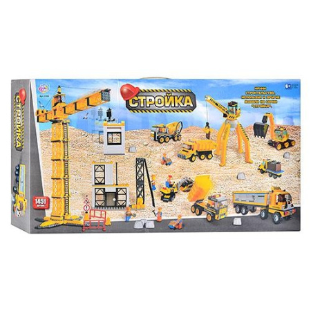 фото Конструктор PlaySmart 2185 Стройка (1451 деталь)