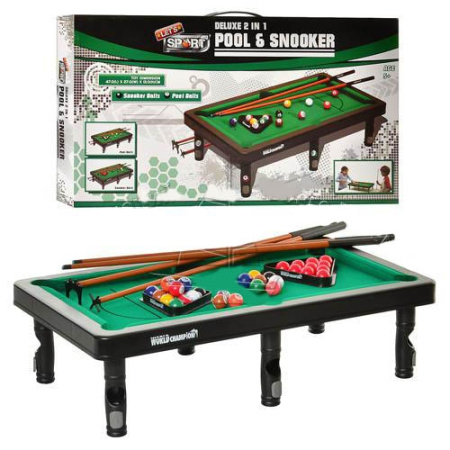 фото Детский настольный бильярд 9133, 2 в 1