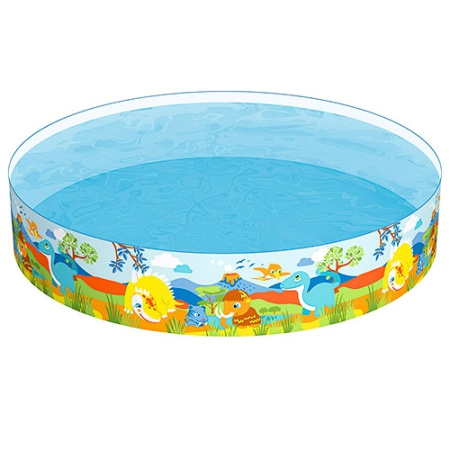 фото Детский наливной бассейн Bestway 55001 Динозаврики (244-46см)