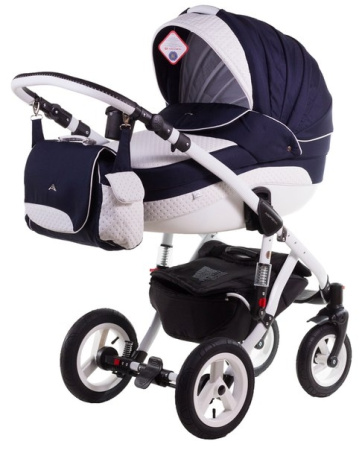 фото Коляска 2 в 1 Adamex Aspena 710S Кожа 50% 600154