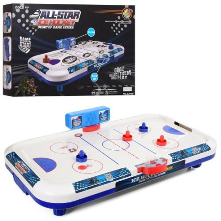 фото Детский воздушный хоккей на ножках B2165 от сети с таблом