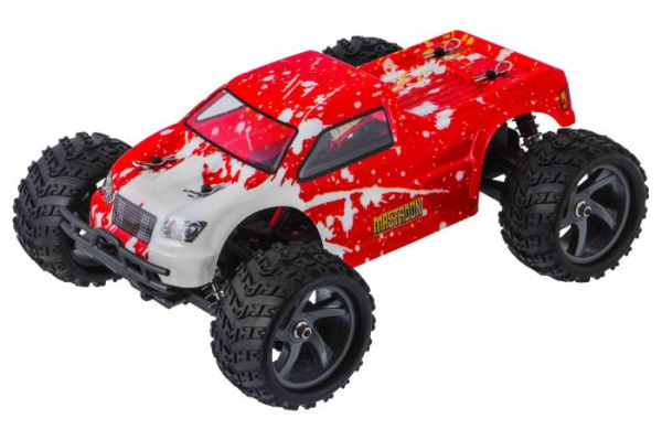 Радиоуправляемая модель Монстр 1:18 Himoto Mastadon E18MT Brushed (красный)