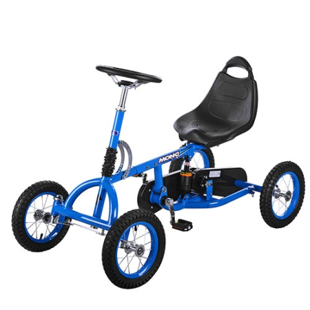 фото Карт педальный Bambi M 1697-12 на надувных колесах 12” (синий)