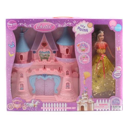 фото Замок для принцессы 666-588 с куклой