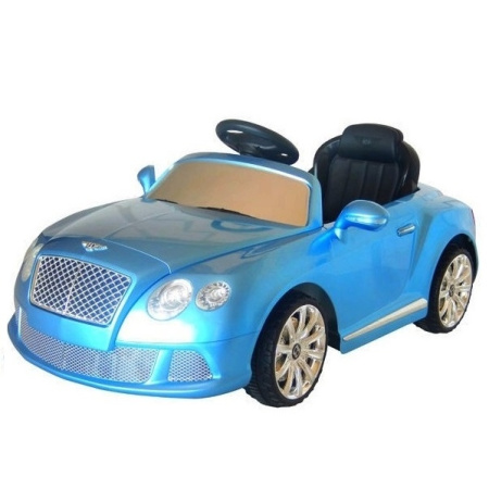 фото Электромобиль Bentley 520 R-4, пульт управления, Мр3, голубой фото Электромобиль Bentley 520 R-4, пульт управления, Мр3, голубой