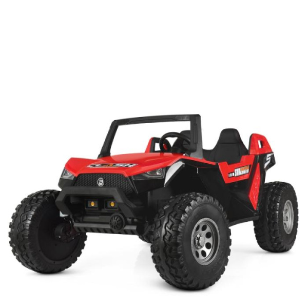 Детский электромобиль джип Bambi M 4170EBLR-3 кондиционер и полный привод (красный)