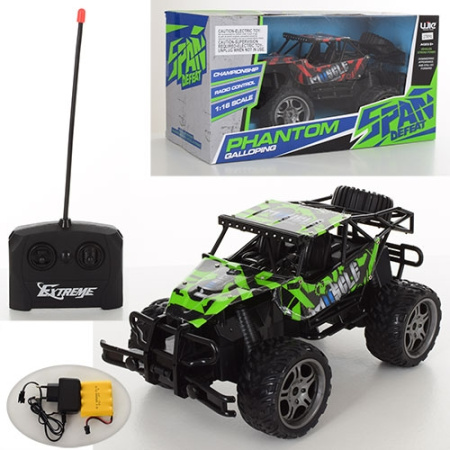 фото Джип на радиоуправлении UJ99-Y25B амортизаторы и небьющийся корпус (29 см)