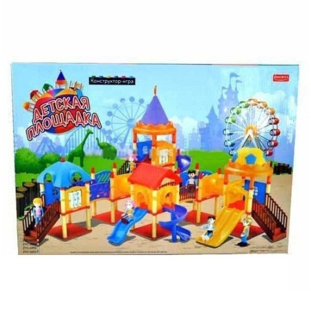 фото Детский игрушечный конструктор ZHORYA C – 0253 "Детская площадка"