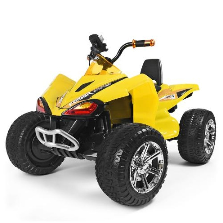 фото Детский квадроцикл Bambi M 3620EL-6 колеса EVA и кожаное сиденье (желтый)