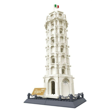 фото Конструктор WanGe 8012 «Пизанская башня»  1392 деталей (ZHORYA)