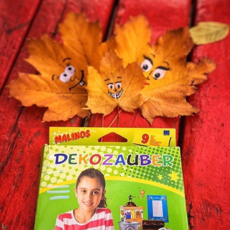 фото Фломастеры для декорирования MALINOS Dekozauber нестираемые 9 (8+1) шт