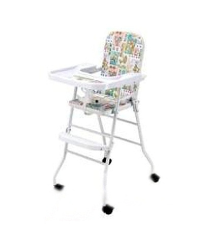 фото Детский стульчик для кормления НВ 304 на колесах