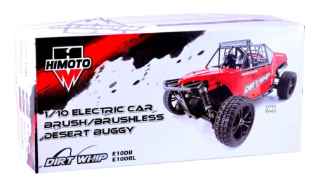 фото Радиоуправляемая модель Багги 1:10 Himoto Dirt Whip E10DB Brushed (красный)