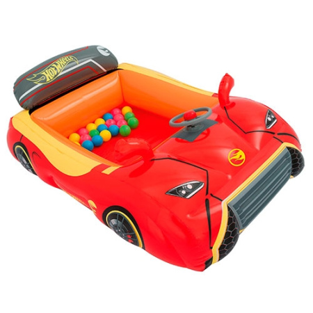 фото Надувной игровой центр машинка Bestway 93404 Hot Wheels (135-99-43см)